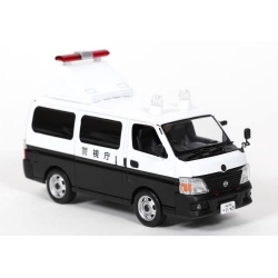 Tokyo Metropolitan Police Nissan Caravan Emergency signage vehicle